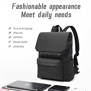 15.6 Inch Water-Resistant Laptop Bag for Business, Office, Travel,for Men and Women Stylish Diamond Design Backpack