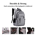 Laptop Bag 15.6 inch, Business Travel Laptop Backpack, Water Resistant College School Computer Bag Gifts with USB Charging Port for Men