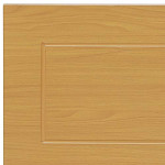 Aft Wooden Single Bed With Headboard, Beige - 190(L) X 90(W) X 90(H) Cm
