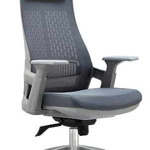 MAF Office Chair Ergonomic Desk Office Chair, Mesh Design High Back Computer Chair, Adjustable Headrest and Lumbar Support Color MAF-2021