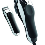 Wahl Deluxe Chrome Pro Hair Cutting Kit, Corded Hair Clipper Kit For Mens Grooming, 12 Comb Attachments