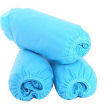 50PCS Blue Disposable Non Slip Boot & Shoe Covers Non-woven Fabrics Elastic Band Shoe Covers