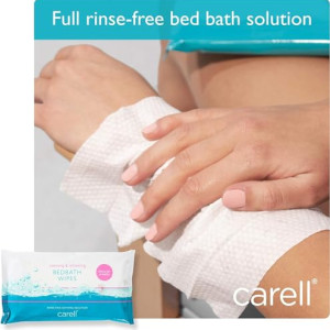 Carell CBB8 Bed Bath Wipes - Easy to Use, Containing Aloe Vera - Dermatologically tested, Alcohol-Free - Pack of 8 wipes (6)