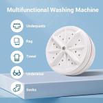 MultiStar, Ultrasonic Turbine Washer, Mini Washing Machine, Portable Turbo Washing Machine for Travelling Business Trip Camping College