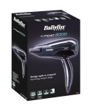 BaByliss Powerlight 2000 Dryer Lightweight And Powerful 2000w Dryer With Quick Drying Time 2 Heat & 2 Speed Control