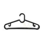 DLORKAN Pack of 10 Plastic Clothing Notched Hangers Heavy Duty Durable Coat and Clothes Hangers, Lightweight Space Saving Laundry Hangers Hangs up to 6 lbs