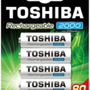 TOSHIBA RECHARGEABLE 2000 MAH AA BP4