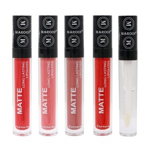 MAROOF Matte Long Lasting Lipgloss 8ml Everyday Use Pack of 5