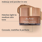 M.Asam Magic Finish Lightweight Wrinkle Filling Makeup Mousse 4 In 1 Primer Concealer Foundation and Powder 30ml