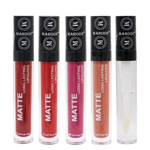 MAROOF Matte Long Lasting Lipgloss, 8ml, With Me Always, Pack of 5
