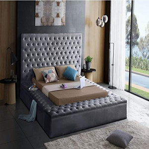 Tami Upholstered Storage Bench Platform Bed (180x200cm) King Size