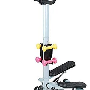 3 in1 Multi Function Stepper with Twister, Handle and Dumbbell Stepper for Exercise | CRT-1806D