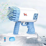 MultiStar, Kids Bubble Machine toy, 36 Holes Bubble Gun with Colorful Lights and Thousands of Bubbles, Automatic Portable Bubble Maker Rocket 