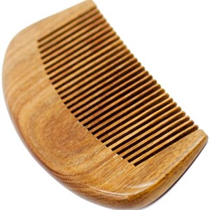 DLORKAN Handcrafted Sandalwood Beard Comb for a Luxurious and Smooth Grooming Experience
