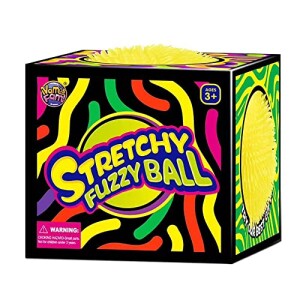 Stretchy Fuzzy Ball - 1 Piece Assorted Colors - So Satisfying!