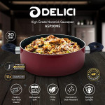 DELICI ASP20ME Superior Aluminium Body Saucepan