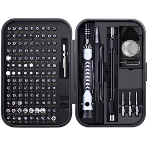 Precision Screwdriver Set, PC Repair Tool Kit, Easytime 130IN1 magnetic screwdriver  iPhone, Macbook, PS4, Switch, Eyeglass