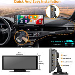 Morelian 7 Inch Car Stereo MP5 Player BT Hands-Free  Assist Dual USB with Steering Wheel Remote Controller Adjustable Bracket