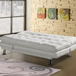 MAF Sofa Cum Bed I Sleeping Fabric Sofa I Three Seat Sofabed I Modern Design Living Room Sofa MAF-S208 Color white