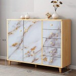 AVISK Marble White/Gold Contact Paper Thickened Marble Matte Wallpaper Bathroom Kitchen Countertop Cabinet Furniture Refurbishment Thick Wallpaper