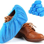 Elf Cat Durable & Water Resistant Disposable Shoe Covers (Blue, 100 Pairs, Pack of 200 Pieces)