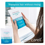 Carell Shampoo Cap - Rinse Free & Suitable for All Hair Types - 1 x Shampoo Cap - Shampoo Hair Cap, Use at Festivals or During Travelling