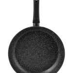 22Cm Fry Pan With Lid Ceramic-Marble Coat, Non-Stick, Pfoa Free