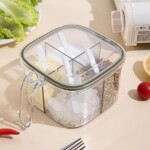 4 Compartments Seasoning Box With Lid
