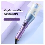 Auto Hair Curler,Portable Rotating Curling Iron Wand with 4 Temps and 3 Timer Settings