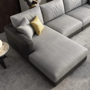 Decorem - Corner combination sofa Italian luxury modern living room waterproof corner sofa set