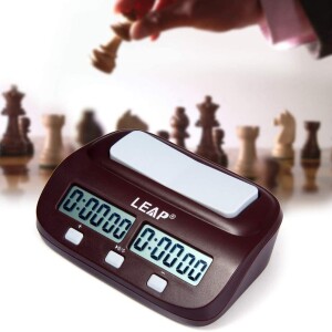 Digital Chess Clock Count Up Down Timer with Clock | MF-0253