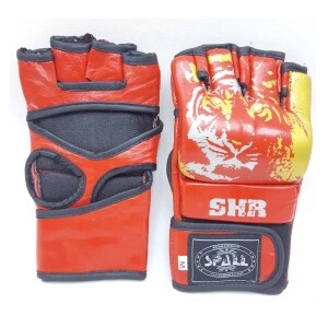 SPALL MMA Gloves Boxing Gloves for Men Women PU Art Leather More Padding Fingerless Punching Bag Gloves for Kickboxing, Sparring, Muay Thai and Heavy Bag
