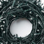 Cool White LED String Lights White Wire Plug-in 50mtr 500 LEDs String Home Decorative LED Strip for Christmas