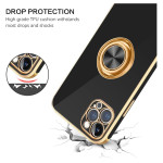 Case Cover with 360° Ring Holder, Shock Absorption, Camera Protection, Anti-Slip, Lightweight, TPU