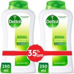 Dettol Original Anti-Bacterial Body Wash 250ml Twin Pack At 35% Off