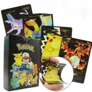 55 Pieces Pokemon Black Card Set