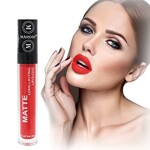 MAROOF Matte Lipgloss With Eye Kajal Pencil Duo Set And Brow Pencil Combo Multicolour Pack of 4