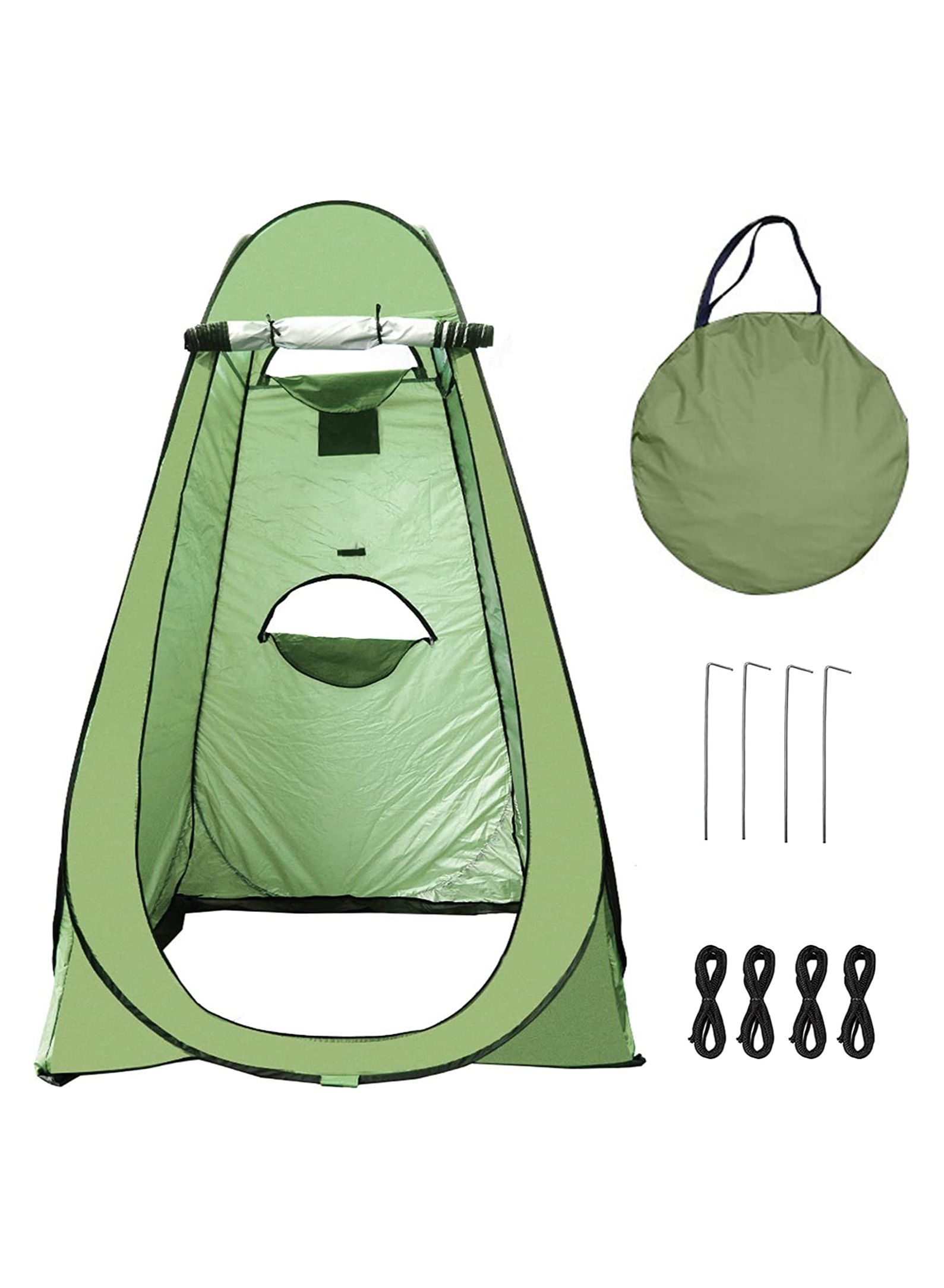 Camping Shower Toilet Tent Outdoor Changing Clothes Shower Tent Pop-up ...