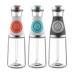 Kitchen Cooking Bulk Dispenser Accessories Leak Proof Glass Bottle for Olive Oil and Vinegar