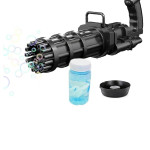 Kids Bubble Machine Toy 10 Holes Bubble Gun with Colorful Lights and Thousands of Bubbles Automatic Portable Bubble