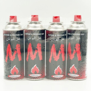 4-Piece Butane Gas Red Cherry