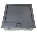 Cable Management System -Electrical Raised Floor Outlet Box with 3 Compartments