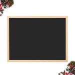 Rosymoment black board with wooden frame 21x27.5 cm