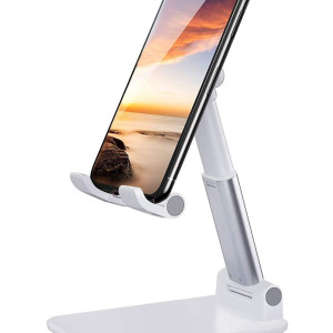 Desktop Cell Phone Stand Foldable Mobile Phone Holder for Tablet iPhone Samsung Nokia Huawei Redmi Adjustable Cell