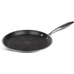 EDENBERG 28cm Crepe Fry Pan | Crepe frying pan | Crepe fryer pan | Crepe fryer | Non-stick Honey Comb Interior Crepe frying pan