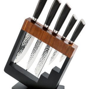 6-piece Knife Set with A Wooden Stand|Super Sharp Slicer | Kitchen Knife Set for Home| Knife Set with Stand | Knife Set | Chef Knife Professional | Kitchen Knives