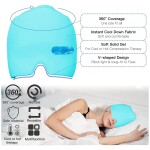 Migraine Relief Cap, Gel Headache Relief Hat, Migraine Ice Head Wrap Cap, Reusable Cold/Hot Therapy,Blue