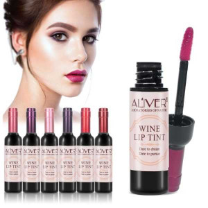 ALIVER Wine Lip Tint 6 Colors Matte Lipstick Set