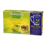 Alokozay Green Tea With Free Mug 100 Pieces