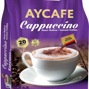 Aycafe Cappuccino with Choco Granules Pouch, 20 x 25gm Sachet